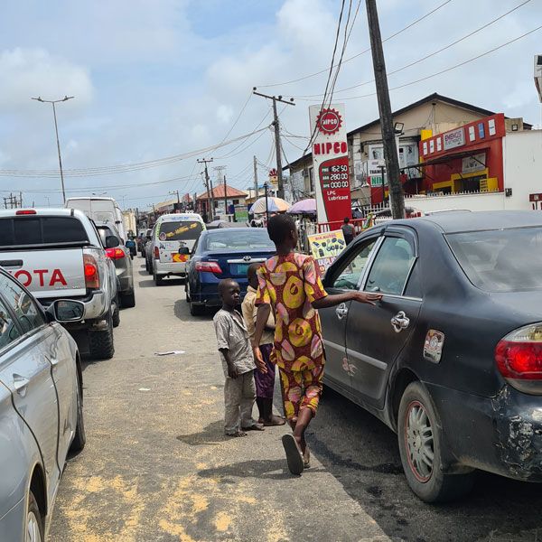 Child Traffic Beggars